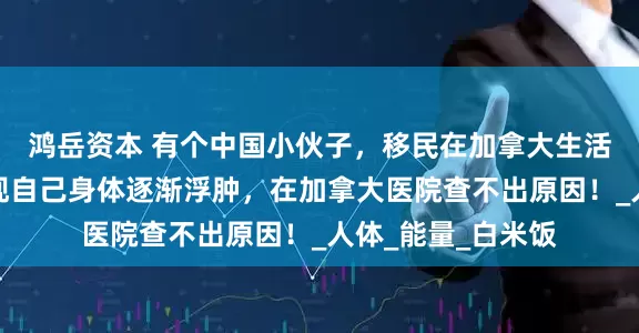 鸿岳资本 有个中国小伙子，移民在加拿大生活。有一段时间发现自己身体逐渐浮肿，在加拿大医院查不出原因！_人体_能量_白米饭